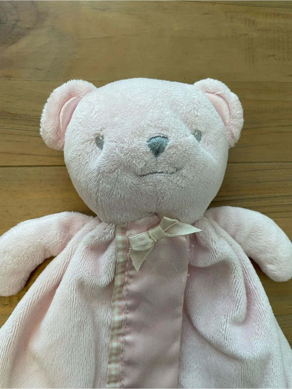 Carter's Lovey Thank Heaven for Little Girls Pink Security Blanket Bear
